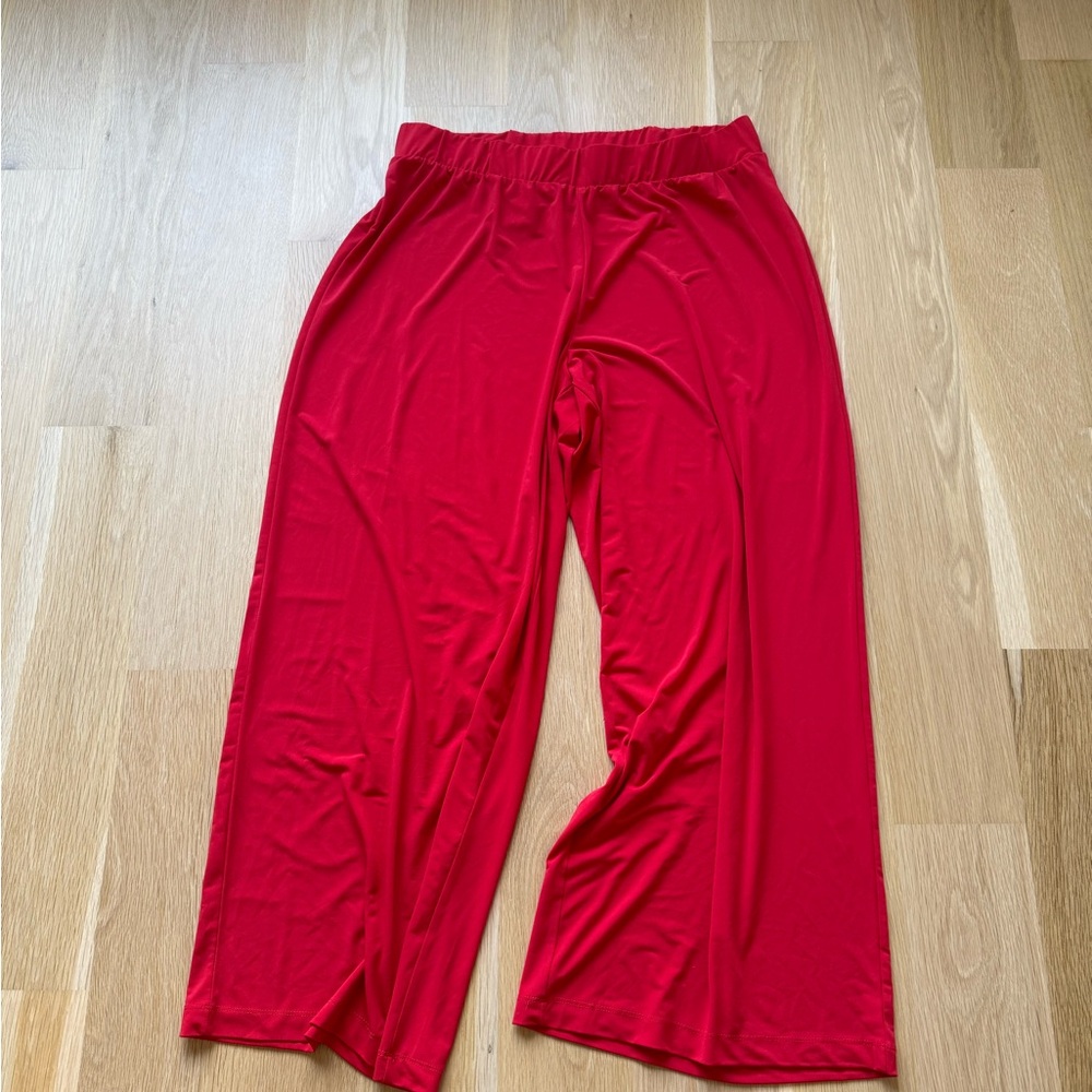 Jessica London Red Wide-Leg Pants | Size 18/20